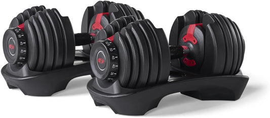 Adjustable Bowflex Dumbbells