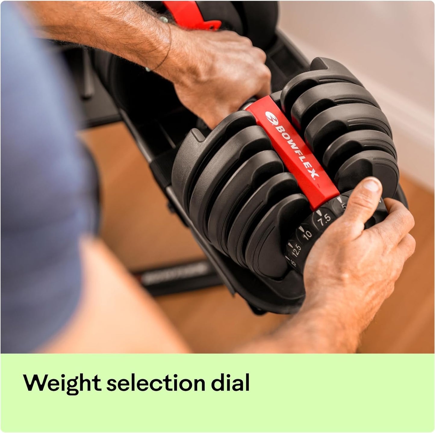 Adjustable Bowflex Dumbbells