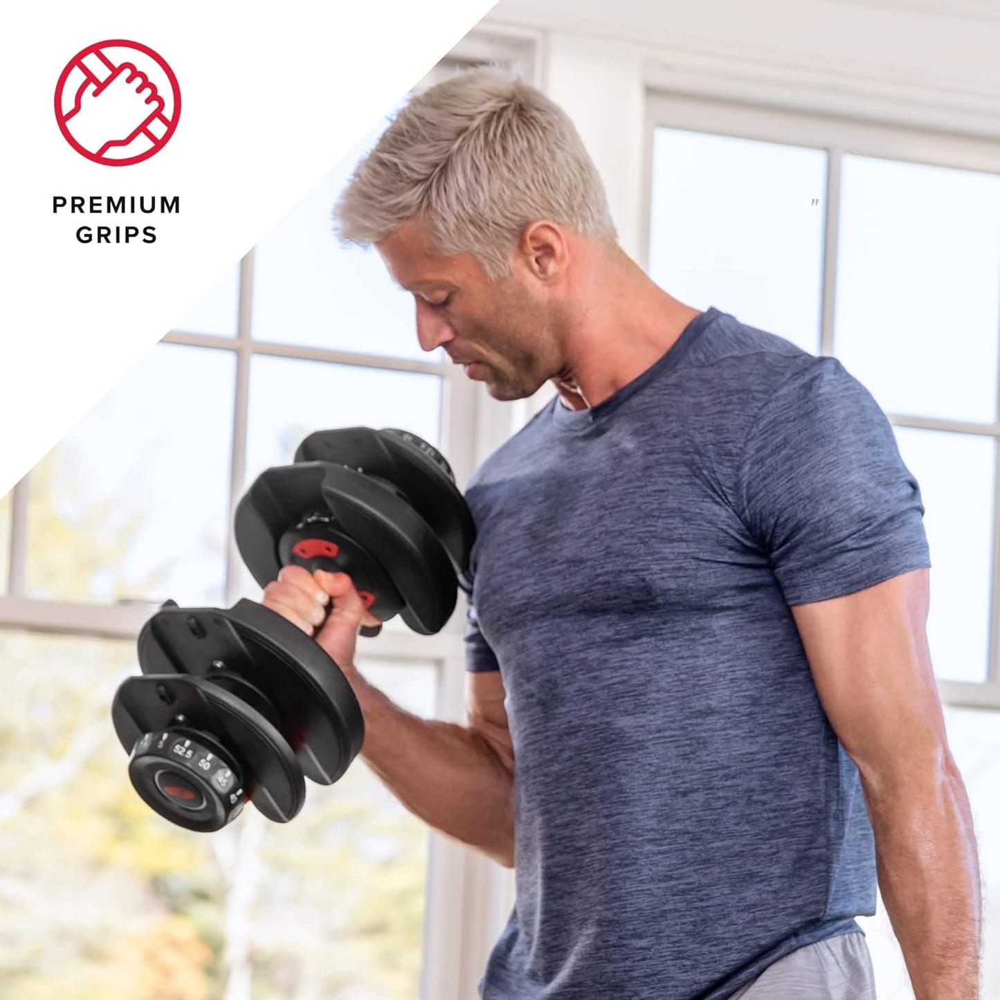 Adjustable Bowflex Dumbbells